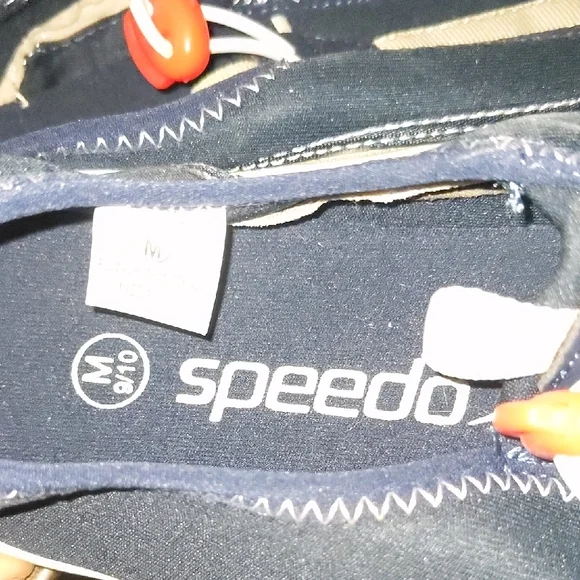 Speedo Men's Navy and White Swim Hybrids - Picture 4 of 5